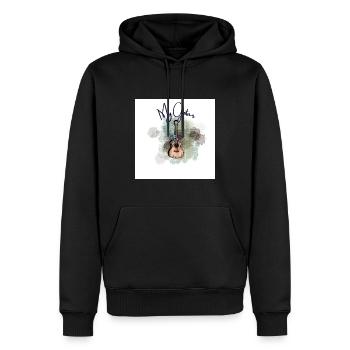 my guitar - Sweat à capuche Premium bio Homme - noir - Devant - Nico (187cm)