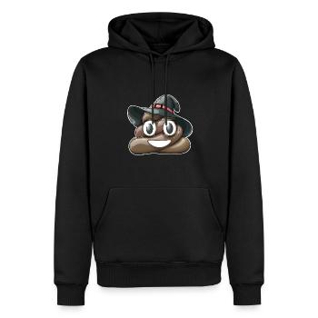 Hexenhaufen Kacke ab - Männer Premium Bio Hoodie - Schwarz - Vorne - Nico (187cm)
