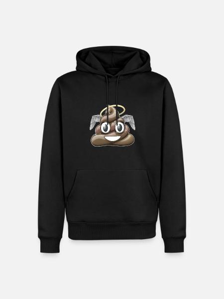 pile off poo angel - Men’s Premium Organic Hoodie - black