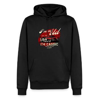 I'm not old, I'm classic. Special Edition 1985. - Männer Premium Bio Hoodie - Schwarz - Vorne - Nico (187cm)
