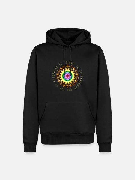 Der Schatz - Männer Premium Bio Hoodie - Schwarz