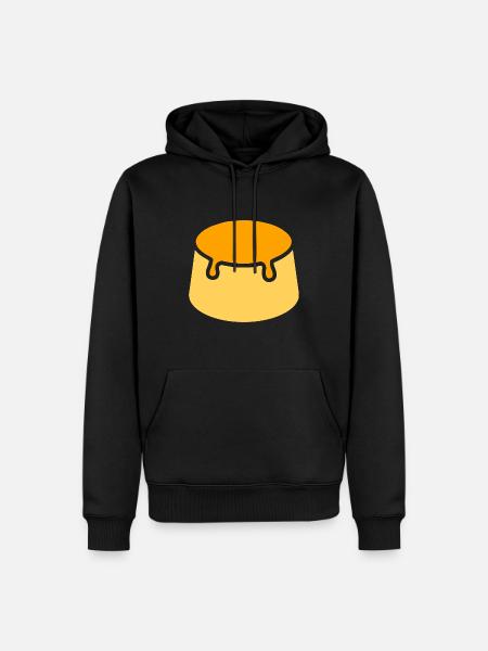 Flan - Sweat à capuche Premium bio Homme - noir