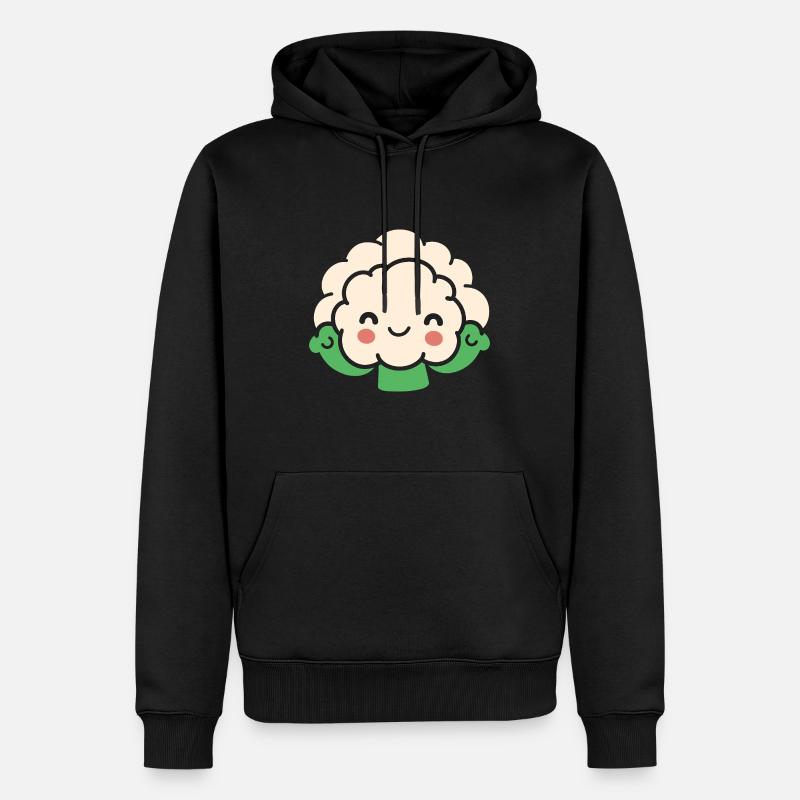 Chou-fleur - Sweat à capuche Premium bio Homme - noir