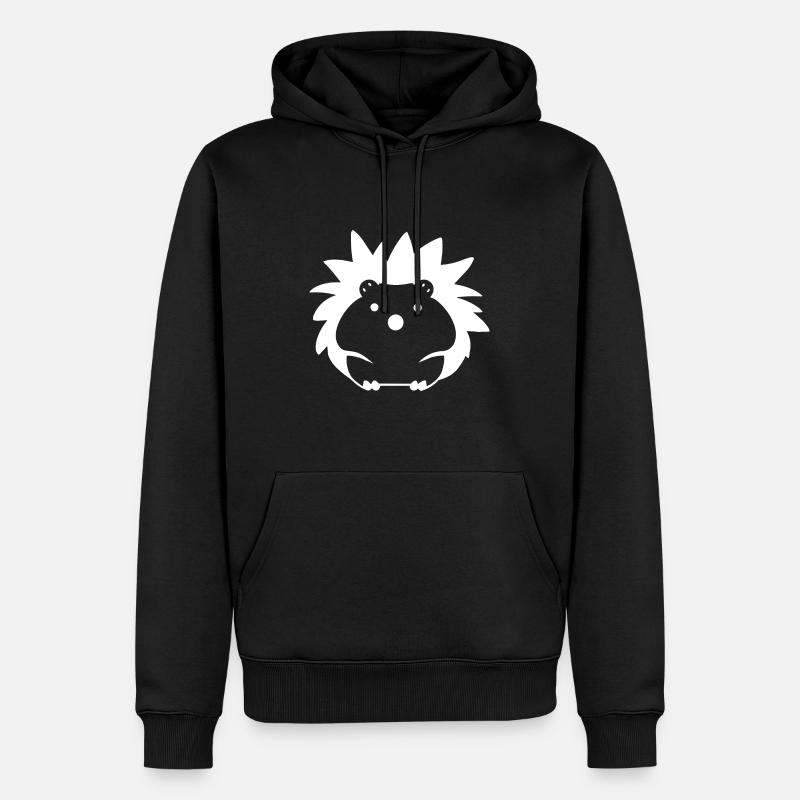 Hérisson - Sweat à capuche Premium bio Homme - noir