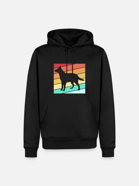 Bouvier australien chien - Sweat à capuche Premium bio Homme - noir