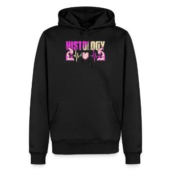 Histology for histology technicians and histologists - Men’s Premium Organic Hoodie - black - Front - Nico (187cm)