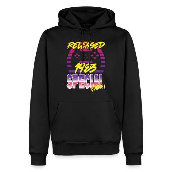 Released 1983 Special Edition - Männer Premium Bio Hoodie - Schwarz - Vorne - Nico (187cm)