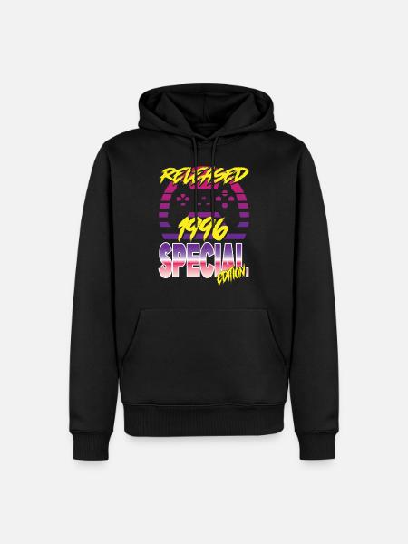 Released 1996 Special Edition - Männer Premium Bio Hoodie - Schwarz