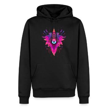 Dreamcatcher #11 - Men’s Premium Organic Hoodie - black - Front - Nico (187cm)