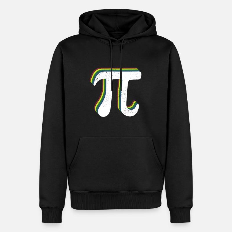 Math Pi-Symbol Pi - Männer Premium Bio Hoodie - Schwarz