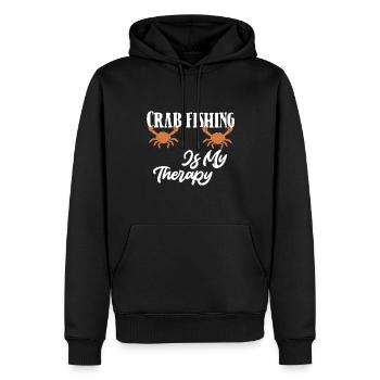 Krabbenfischen Krabbe Krabenfischer - Männer Premium Bio Hoodie - Schwarz - Vorne - Nico (187cm)