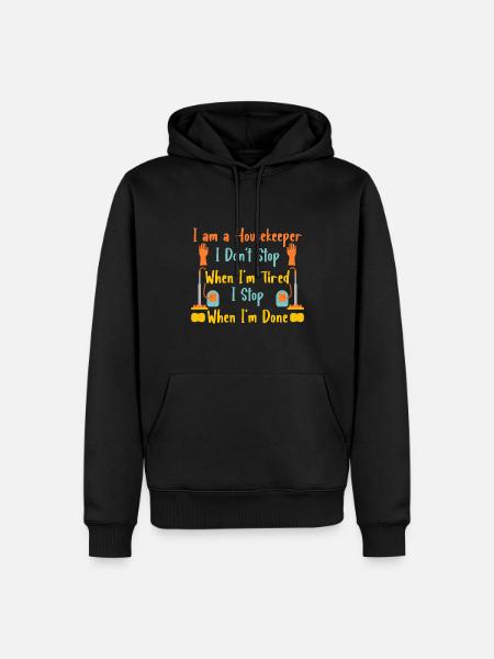Femme de ménage Ménage - Sweat à capuche Premium bio Homme - noir