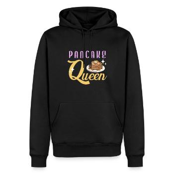 Pfannkuchen - Männer Premium Bio Hoodie - Schwarz - Vorne - Nico (187cm)
