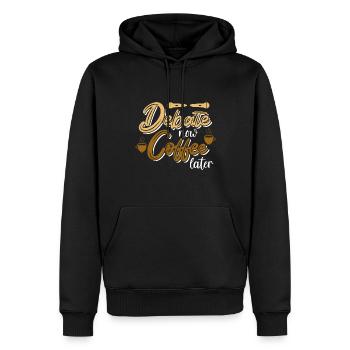 Debating Debate Arguing - Men’s Premium Organic Hoodie - black - Front - Nico (187cm)