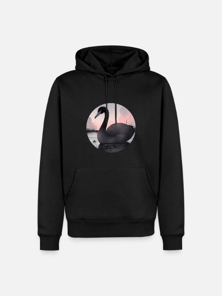 Black swan - Men’s Premium Organic Hoodie - black