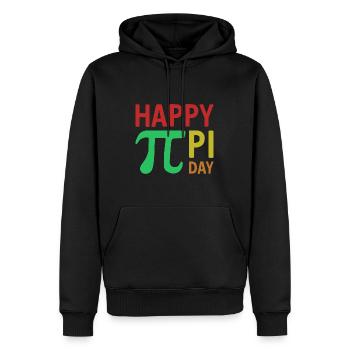 Math Happy Pi Day Pi - Männer Premium Bio Hoodie - Schwarz - Vorne - Nico (187cm)