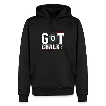 Got Chalk Pool Billard Snooker - Männer Premium Bio Hoodie - Schwarz - Vorne - Nico (187cm)