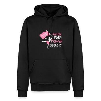 Color Guard - Männer Premium Bio Hoodie - Schwarz - Vorne - Nico (187cm)
