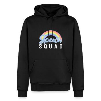 Sprachtherapie Sprachtherapeut - Männer Premium Bio Hoodie - Schwarz - Vorne - Nico (187cm)
