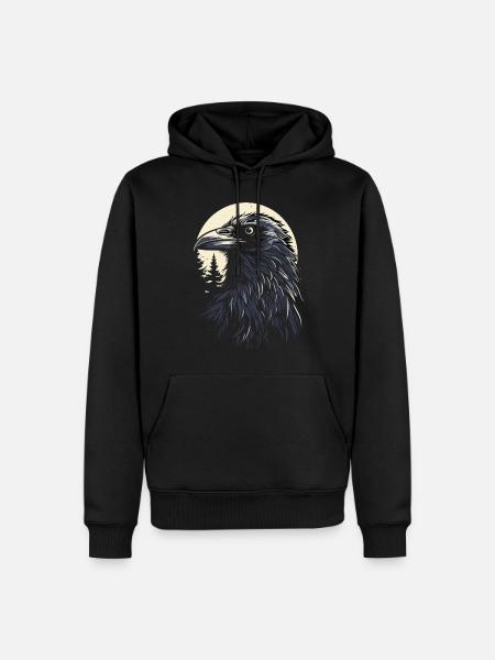 Rave - Sweat à capuche Premium bio Homme - noir