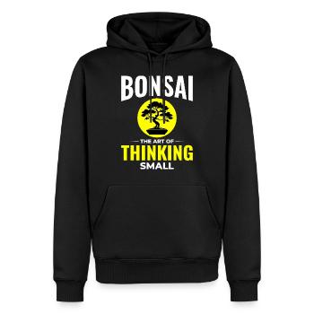 Japanischer Bonsai Gärtner Baum Sammler Gartenarbeit - Männer Premium Bio Hoodie - Schwarz - Vorne - Nico (187cm)