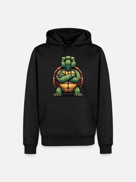 Turtle Sea Turtle Turtle - Men’s Premium Organic Hoodie - black