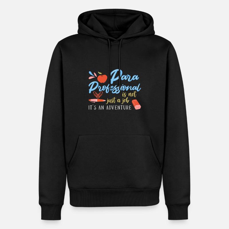 Paraprofessionnel - Sweat à capuche Premium bio Homme - noir