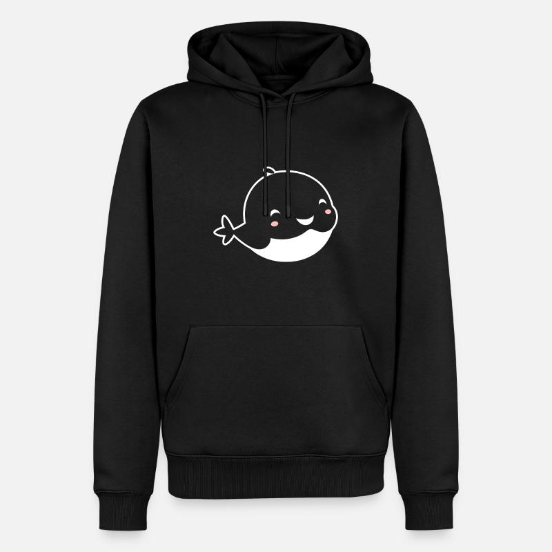 Bébé baleine - Sweat à capuche Premium bio Homme - noir