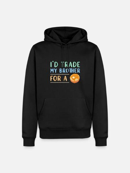 Pancake - Men’s Premium Organic Hoodie - black