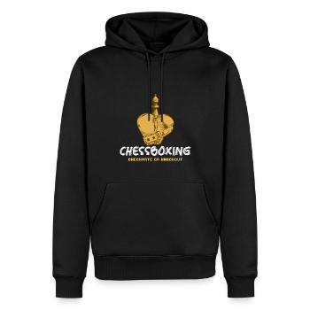 Schachboxen - Schachmatt Oder Knockout Schachboxen - Männer Premium Bio Hoodie - Schwarz - Vorne - Nico (187cm)