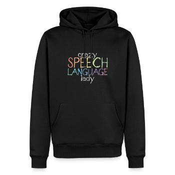 Logopäde Sprachtherapie Sprachtherapeut - Männer Premium Bio Hoodie - Schwarz - Vorne - Nico (187cm)
