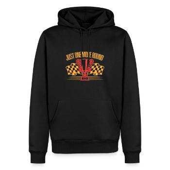 Juste un cadeau supplémentaire de course de dragsters de voiture de voiture de circuit rond - Sweat à capuche Premium bio Homme - noir - Devant - Nico (187cm)