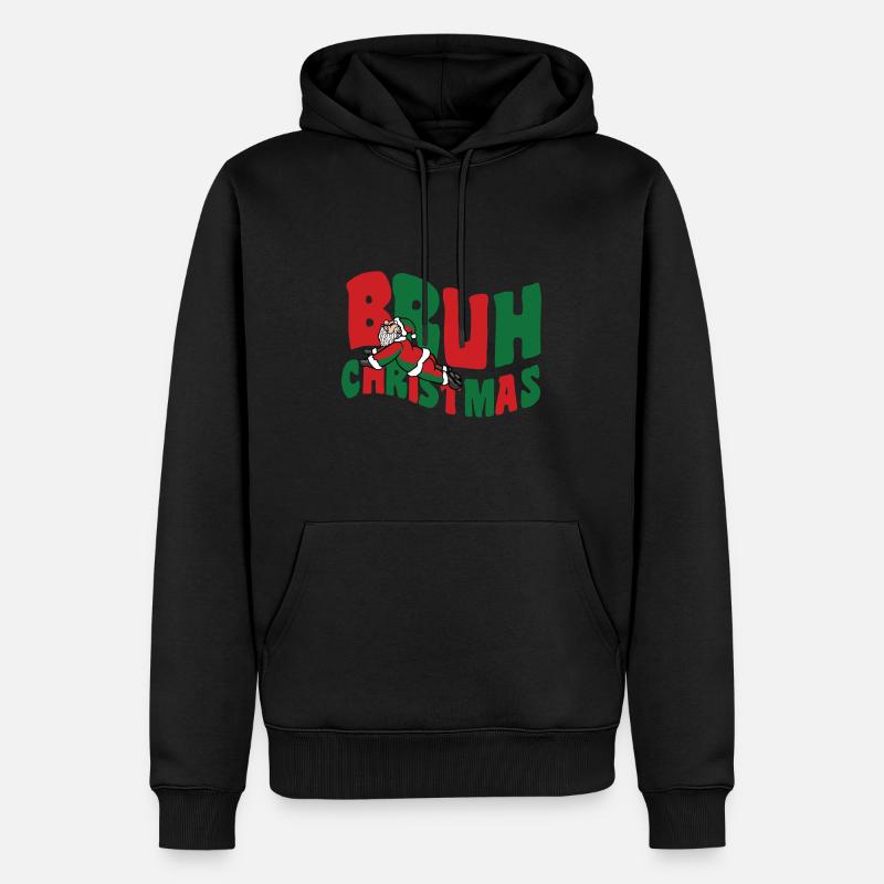 Bouillon de Noël Meme - Sweat à capuche Premium bio Homme - noir