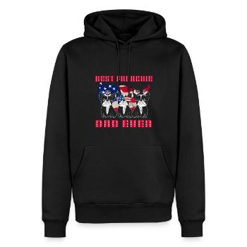 Meilleur papa Frenchie de tous les temps Français Bulldog Papa - Sweat à capuche Premium bio Homme - noir - Devant - Nico (187cm)