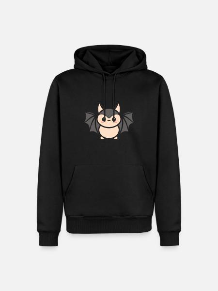 bat - Men’s Premium Organic Hoodie - black