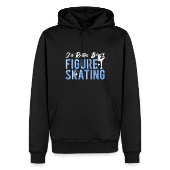 Eiskunstlauf - Männer Premium Bio Hoodie - Schwarz - Vorne - Nico (187cm)