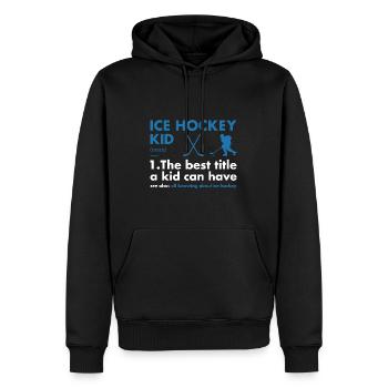 Sport Kid Definition Ice Hockey - Männer Premium Bio Hoodie - Schwarz - Vorne - Nico (187cm)
