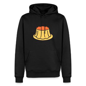 Obsttorte - Männer Premium Bio Hoodie - Schwarz - Vorne - Nico (187cm)