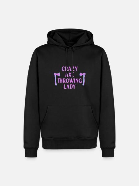 Axe throw axe throwing - Men’s Premium Organic Hoodie - black