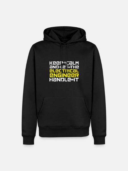 Elektriker - Männer Premium Bio Hoodie - Schwarz