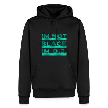 Je ne suis pas noir je suis OJ rappeur hip hop - Sweat à capuche Premium bio Homme - noir - Devant - Nico (187cm)