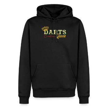 Darts Königin Darts-Spieler - Männer Premium Bio Hoodie - Schwarz - Vorne - Nico (187cm)
