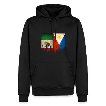 Mexipino Mexikanisch Filipino Amerikanisches Erbe - Männer Premium Bio Hoodie - Schwarz - Vorne - Nico (187cm)