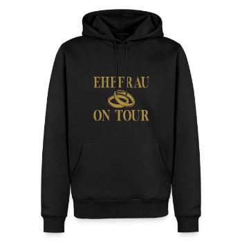 Hochzeit Heirat Junggesellenabschied Ehefrau - Männer Premium Bio Hoodie - Schwarz - Vorne - Nico (187cm)