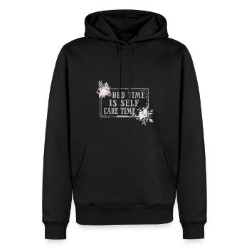 Bed Time Napetizer Selbstpflege Schlafsofa - Männer Premium Bio Hoodie - Schwarz - Vorne - Nico (187cm)
