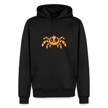 Spinne - Männer Premium Bio Hoodie - Schwarz - Vorne - Nico (187cm)