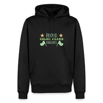 Color Guard - Männer Premium Bio Hoodie - Schwarz - Vorne - Nico (187cm)