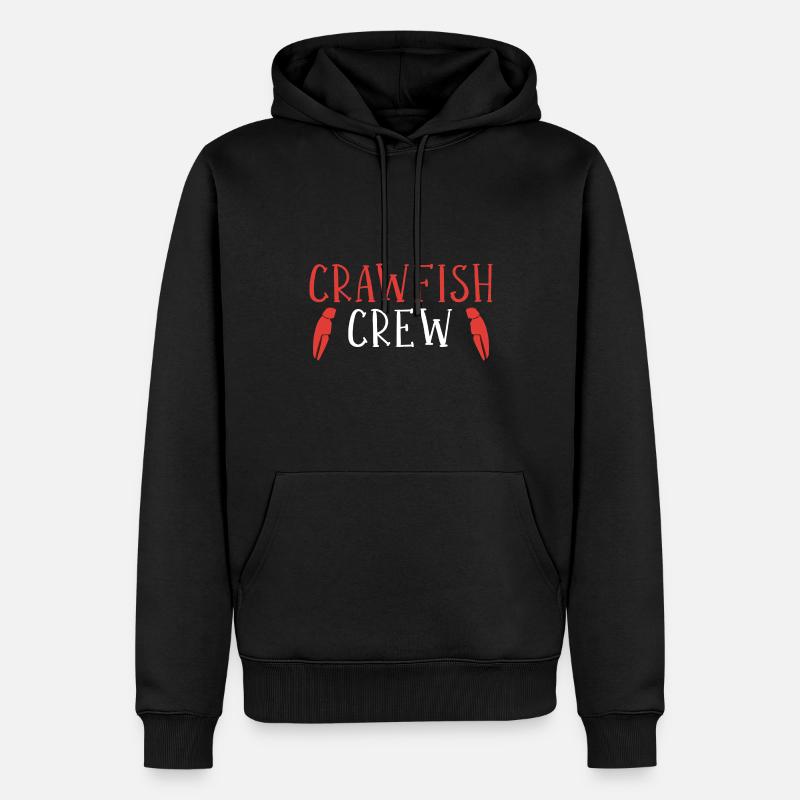 Langusten Languste - Männer Premium Bio Hoodie - Schwarz