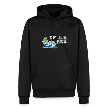 Kreuzfahrt Kreuzfahrtschiff - Männer Premium Bio Hoodie - Schwarz - Vorne - Nico (187cm)