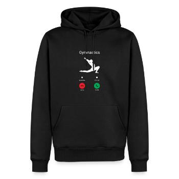Gymnastics is calling! - Men’s Premium Organic Hoodie - black - Front - Nico (187cm)